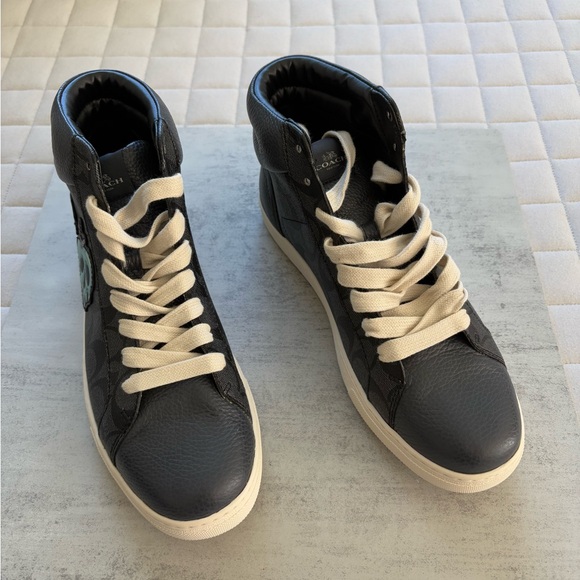 Coach x Disney C204 Graphite Sneakers Classic Signature Logo Design - Picture 1 of 7